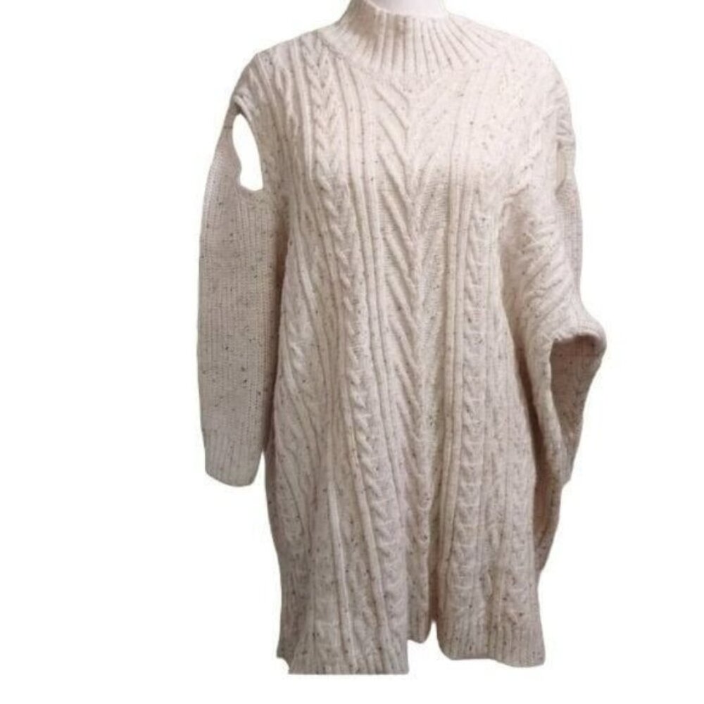 OSO CASUAL COLD SHOULDER SWEATER-SIZE 3X-NWOT